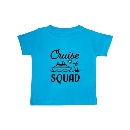 

Inktastic Cruise Squad with Vector Cruise Ship and Palm Trees Gift Baby Boy or Baby Girl T-Shirt