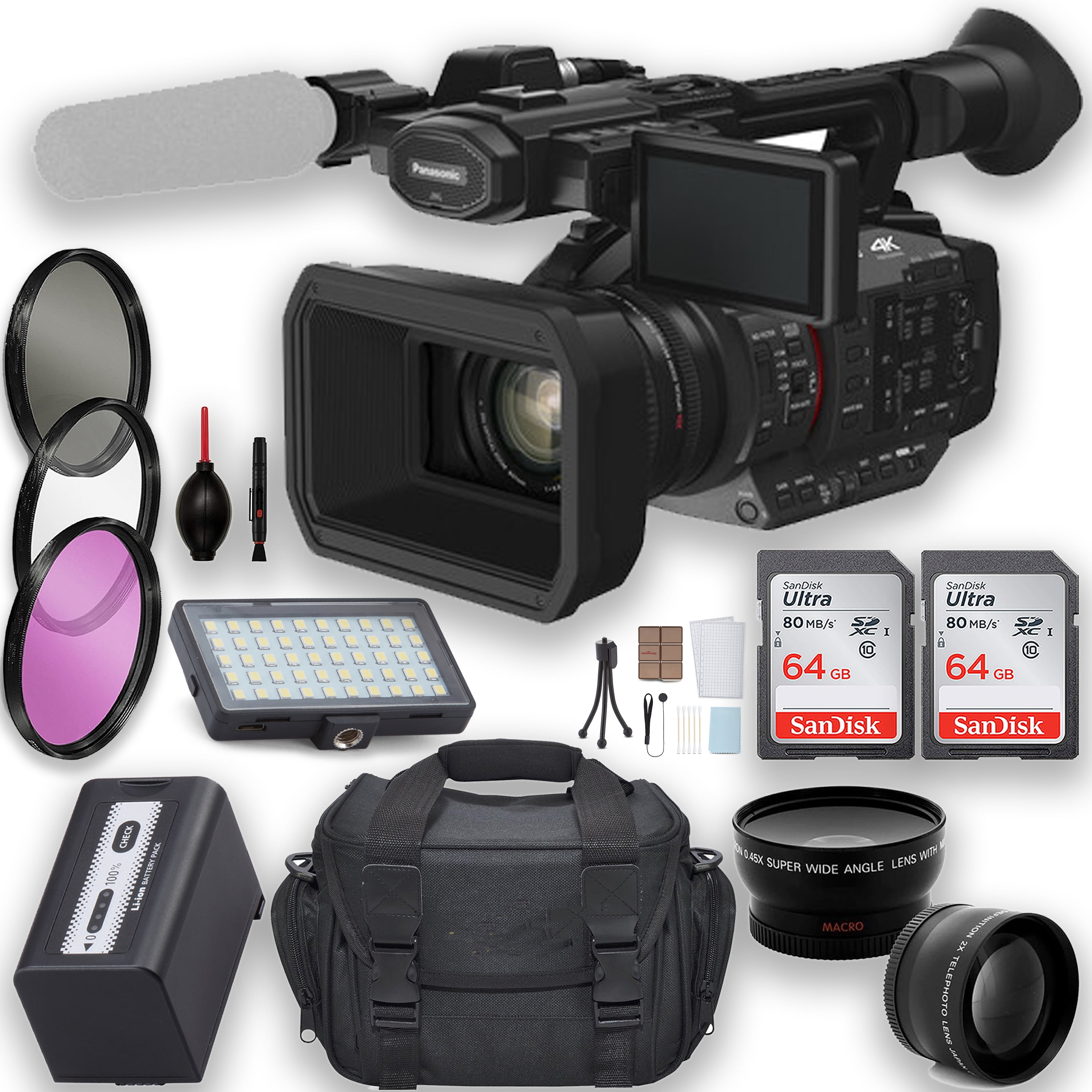 Panasonic HC-X20 4K UHD Digital HD Video Professional Panasonic HC-X20 4K UHD Digital HD Video Professional