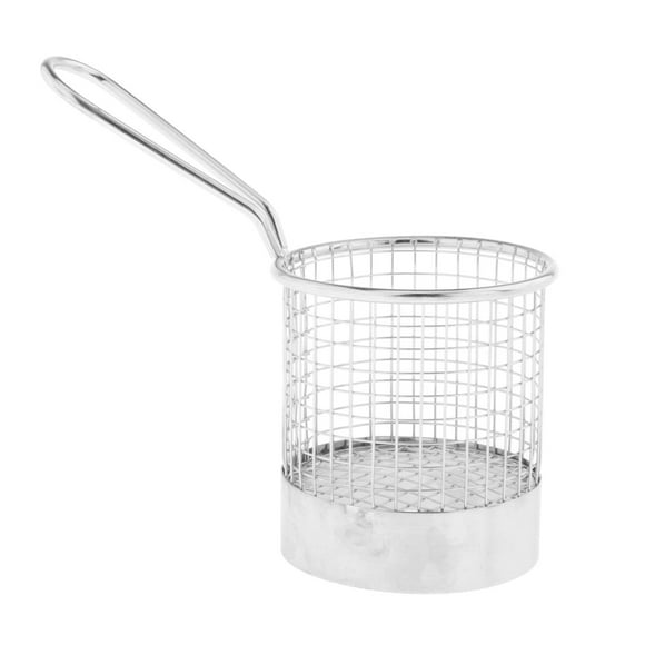 Cesta de freír de acero inoxidable Sunnimix redonda de cocina colador de pasta