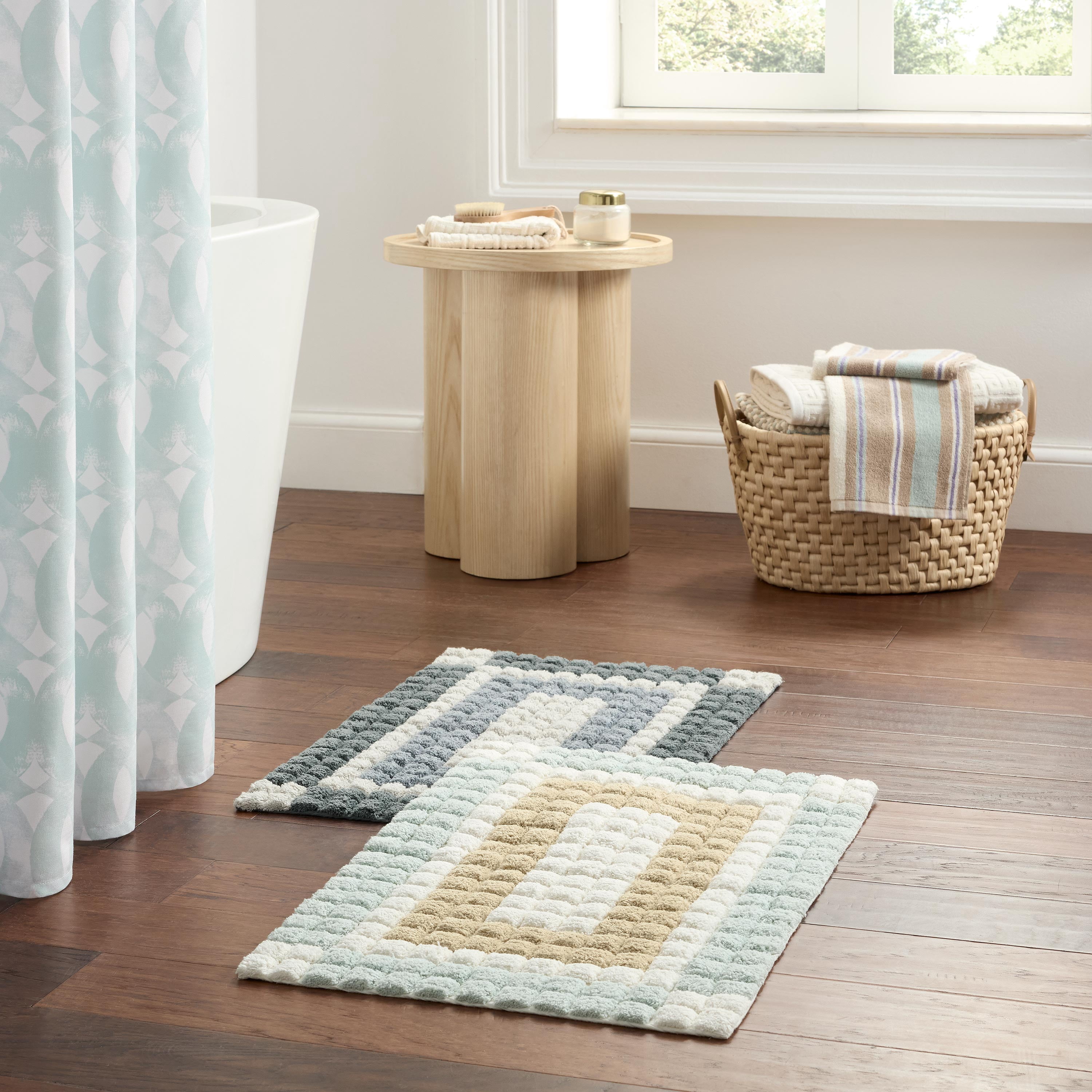 Martex Arcadia Terra Bath Rug, Slate