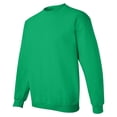 thumbnail image 4 of Gildan Fleece Sweatshirt of Irish Green, 8 Oz Heavy Blend 50/50 Cotton/polyester for Unisex | Casual Crewneck Pullover, Pack of 3 Size-S, 4 of 5