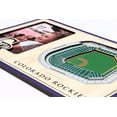 thumbnail image 3 of YouTheFan MLB Colorado Rockies 3D StadiumView Picture Frame, 3 of 5