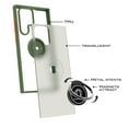 thumbnail image 3 of CoverON For Samsung Galaxy S22 Ultra Phone Case, Ring Holder Kickstand Magnetic Mount Clear Hard Back Cover Rubber Bumper, Army Green, 3 of 8