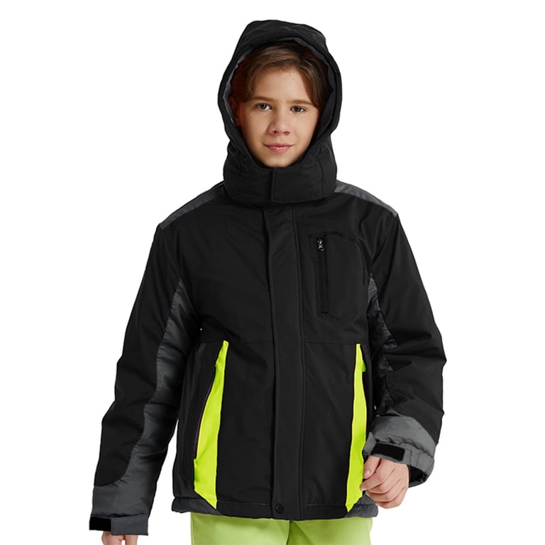 Wantdo Boys' Waterproof Ski Jacket with Detachable Hood photo 8