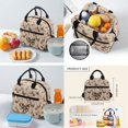 thumbnail image 5 of HUISEFOR Deer Camo Bow School Backpack Set, 17 Inch Lightweight Flap Backpack with Lunch Box Pencil Case Water Bottle Holder,Suitable for Elementary Middle School Back to School, 5 of 7