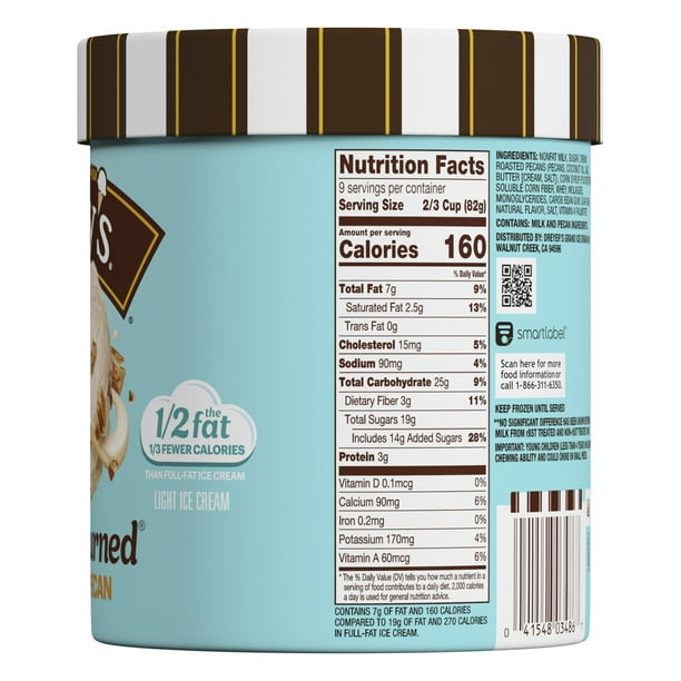 Edy' Butter Pecan Lite | Frozen yogurt for grocery retail