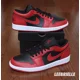 thumbnail image 2 of Ni - ke Ni - ke Air Jordan 1 Low Reverse Bred Gym Red Black White 553558-606 Men Size 9.5, 2 of 5