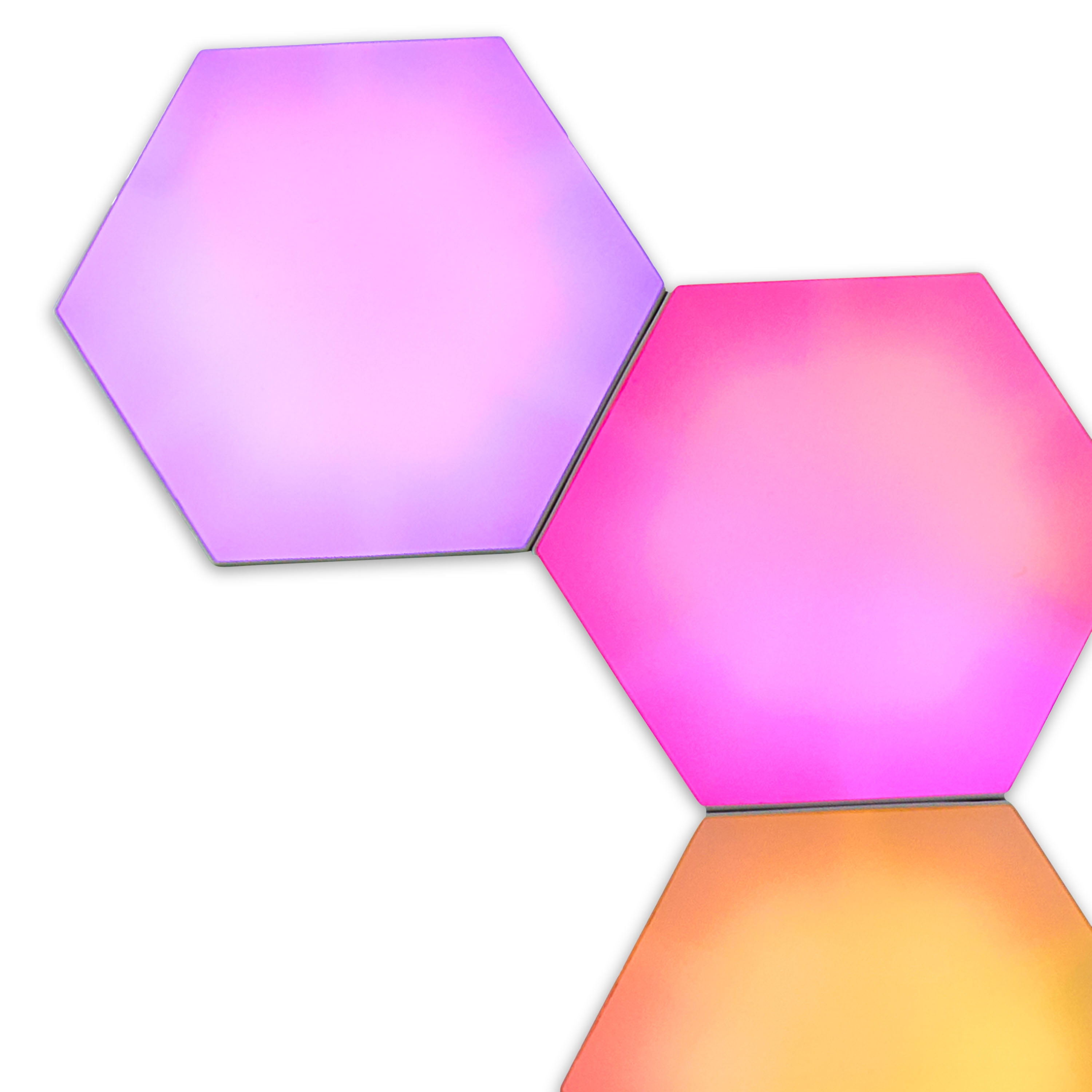 Onn RGBIC Hexagon Lights 8 Count