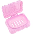 thumbnail image 4 of OUNONA 1pc Soap Box Dish Holder Dispenser with Cover Double Layer Draining for Bathroom, 4 of 8