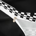 thumbnail image 4 of Castle Fairy Race Checkered Pattern Queen Duvet Cover Set for Teens, Minimalist Track Print Bedding for Bedroom, Black White,Black Reversible,3-Piece,No Comforter, 4 of 6