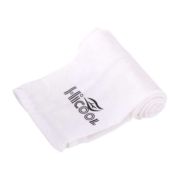 Mangas de brazo refrescantes de secado rápido para golf, deportivas, transpirables. blanco