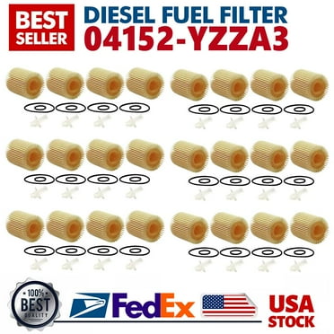 SET OF 24 - Fits For LEXUS TOYOTA - CARTRIDGE OIL FILTER - 04152-YZZA3 - NEW