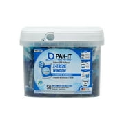 PAK-IT X-Treme Window Cleaner Packets, Pleasant Scent, Pack Of 50