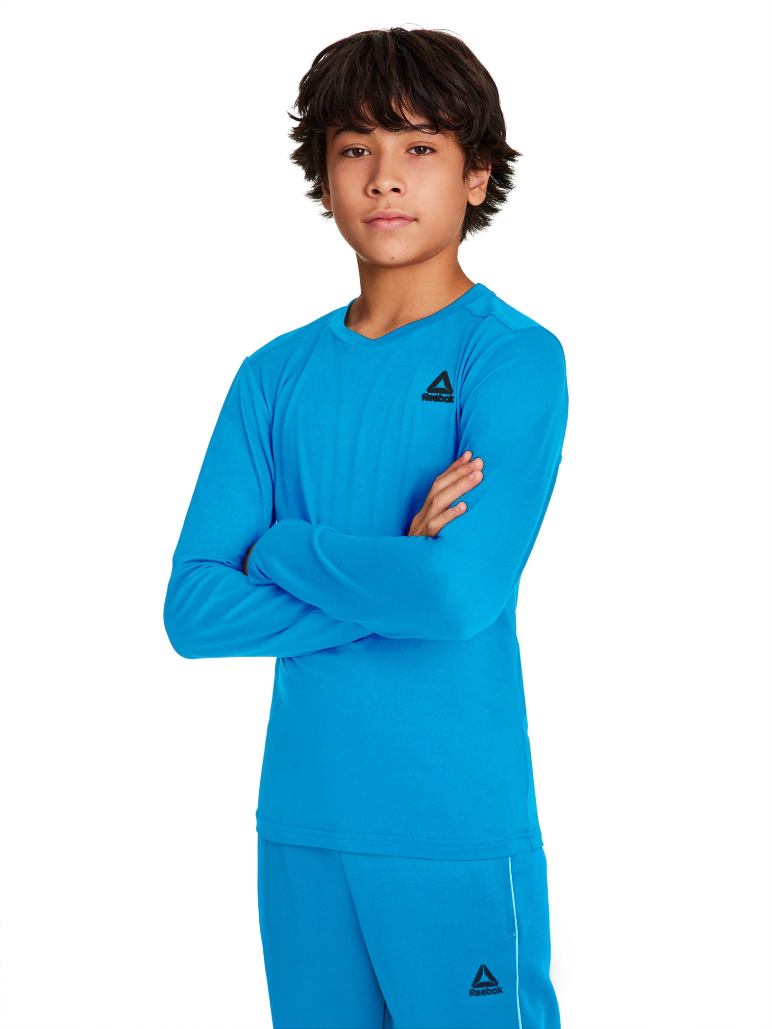 Reebok Boy's Legacy Performance Long Sleeve Core T-Shirt, Sizes 4-18