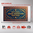 thumbnail image 5 of LUUFILx Arab American Heritage Month Banner Colorful Backdrop Decoration Diverse Cultural Celebration Display Event Party Supplies Décor Background, 5 of 6