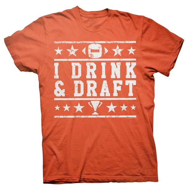 Baby mode udgør I Drink And Draft - Fantasy Football - Distressed Print Funny Sports T-shirt  - Walmart.com