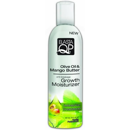 Elasta QP Olive Oil & Mango Butter anti-breakage Growth Moisturizer, 8 oz (Pack of 3)