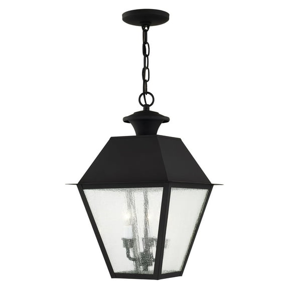 Livex Lighting Mansfield 3 Light Outdoor Chain Lantern