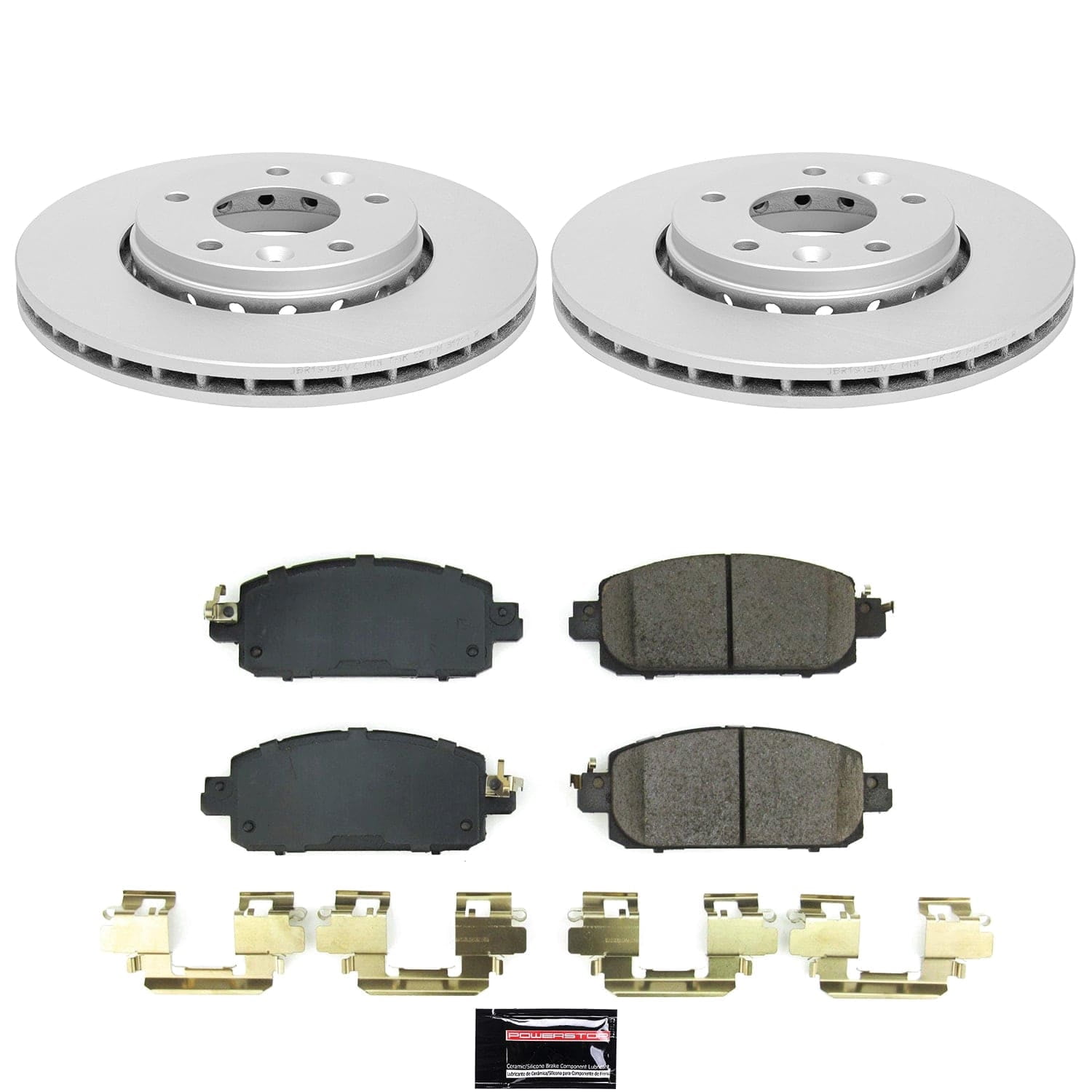 PowerStop Front Z17 Evolution Brake Pad and Coated Rotor Kit for Nissan Kicks 2021-24, Nissan Sentra 2020-25, CRK9181