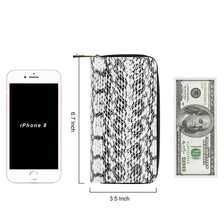 HAWEE Dual Zipper Cell Phone Wristlet Wallet photo 5