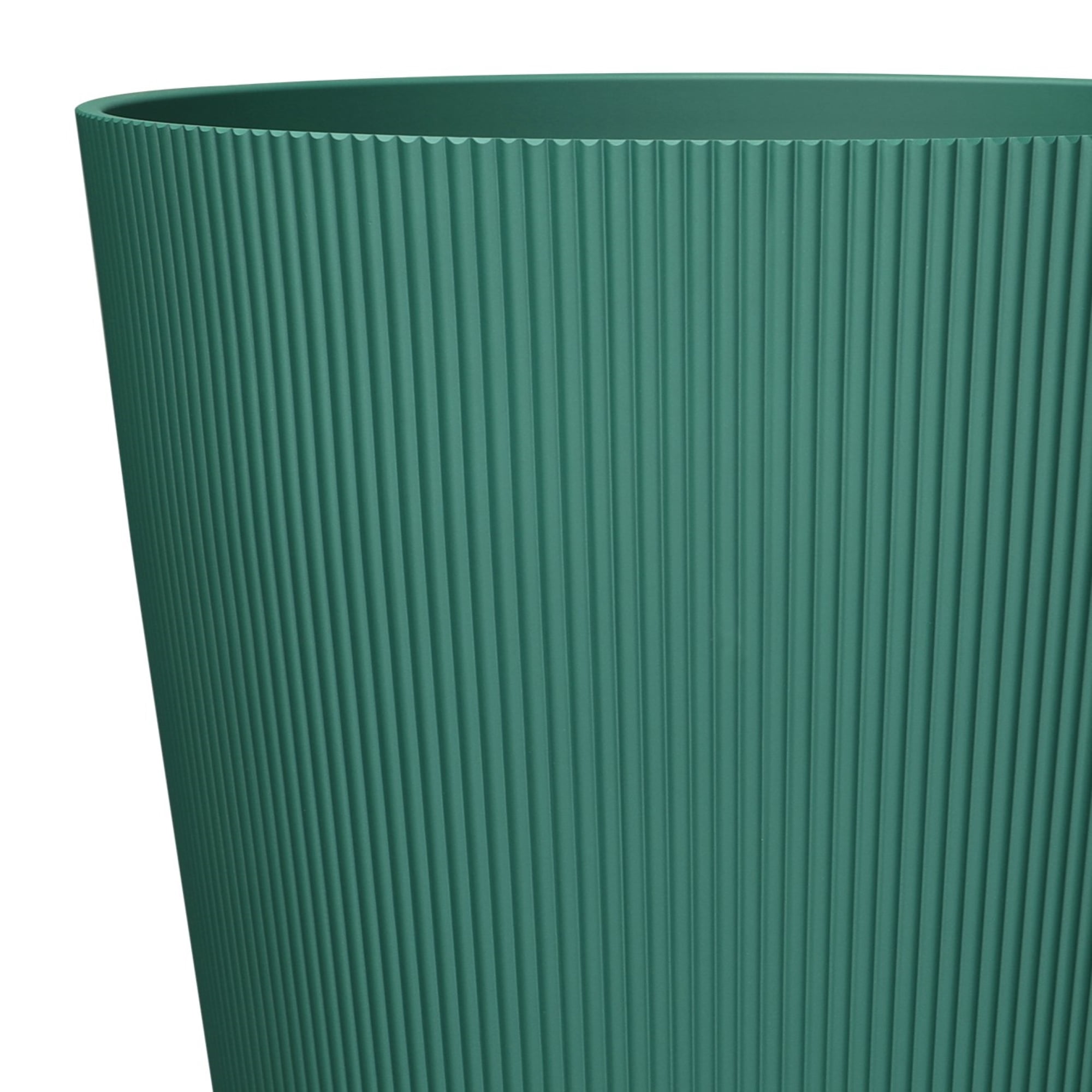 Mainstays 15.9" D x 15.8" H Parker Green Recycled Resin Planter