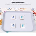 thumbnail image 3 of freestylehome Wooden Magnetic Letters and Numbers Toys Kids Fridge Magnets ABC Alphabet Word Flash Cards Spelling Counting Game Learning Toys, 3 of 5