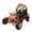 Orange, variant on Massimo GKA 200 169cc EFI Adult Go Kart with 10HP Engine, 2WD Off-Road Go Cart, Dual Seats, Red