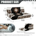 thumbnail image 7 of XYZCANDO Western Nations RV Dinette Cushion Covers Universal Camper Decor Washable Furniture Covers for Men Bench Seat Cover 1 Backrest Cover and 1 Bench Cover White, 7 of 7