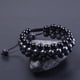 thumbnail image 5 of Xihbxyly Pulsera de Cuentas de Cristal de Ojo de Tigre de 8 Mm, Accesorio de Energía Curativa, Herramienta para Aliviar El Miedo y La Ansiedad, Regalo Significativo para Hombres, Padres y Novios, Ten, 5 of 7