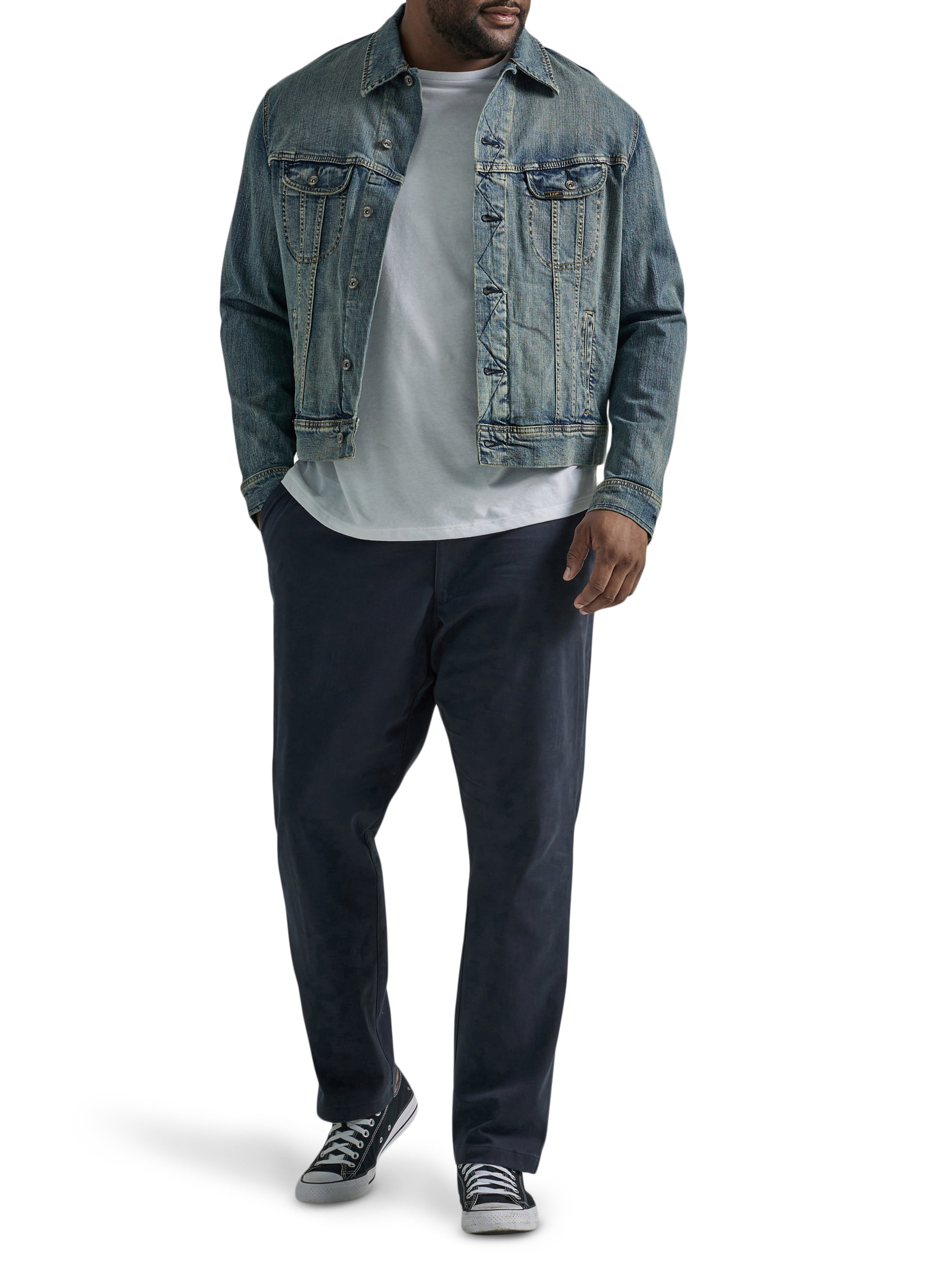 Lee® Big Men's Extreme Motion Relaxed Fit Flat Front Pant with Flex Waistband