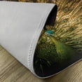 thumbnail image 5 of Ambesonne Peacock Place Mats Set of 4, Exotic Dark Feathers, Standard Size, Mustard Green, 5 of 6