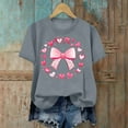thumbnail image 5 of Neewe Women's T Shirts Summer Tops Simple Graphic Shirts Short Sleeve Vacation Casual Blouse Tee, 5 of 6
