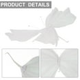 thumbnail image 5 of Large Silk Butterfly Wedding Decoration 50cm Butterfly Shaped Artificial Flower white Smile Home, 5 of 9
