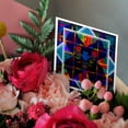 thumbnail image 3 of 3drose, Colorful Folk Art Quilt, 12 Greeting Cards with Envelopes, 3 of 7