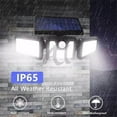 thumbnail image 4 of 2 Pack LED Motion Sensor Solar Lights ,Outdoor IP65 Waterproof Security Lamp, 4 of 12