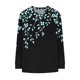 thumbnail image 5 of Heisall Women's Tops Spring Autumn 2025 New Arrival Long Sleeve V-Neck Loose Casual T-shirts with All-over Print Fashion, 5 of 5