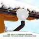 thumbnail image 4 of Embudo cuadrado de PVC para desagüe de lluvia de fácil instalación para aleros de villas, desviador de bajante decorativo, drenaje para sistemas de recolección de agua de lluvia, 4 of 7