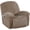 Camel, variant on Velvet Recliner Chair Covers 1-Piece for Reclining Chair, Recliner Cover Feature Thick Luxury and Soft Fabric with Elastic Bottom, Anti-Slip Foams Attached (Grey, Large)