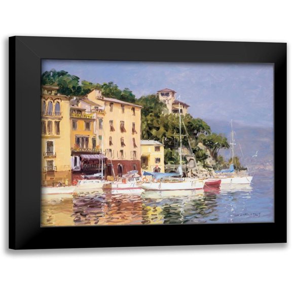 Bates, George 14x12 Black Modern Framed Museum Art Print Titled - Morning Light