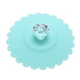 thumbnail image 2 of Tapa de copa de diamante de silicona de encaje Tapa de copa de aislamiento térmico (bebé azul) Likrtyny Batería de cocina, 2 of 6