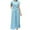 Sky Blue, variant on Maean Women's 2 Piece Outfits Lounge Sets Short Sleeve Loose Top and Wide Leg Pants Set Sweatsuits Tracksuit