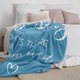 thumbnail image 5 of LHSHID Get Well Gifts for Women After Surgery Inspirational Gifts for Women Sympathy Gift Thinking of You Gifts Breast Cancer Gifts for Woman Feel Better Gifts Healing Blanket Blue 40"x50", 5 of 7