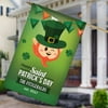 Saint Patrick's Day Personalized House Flag, 27" x 18"