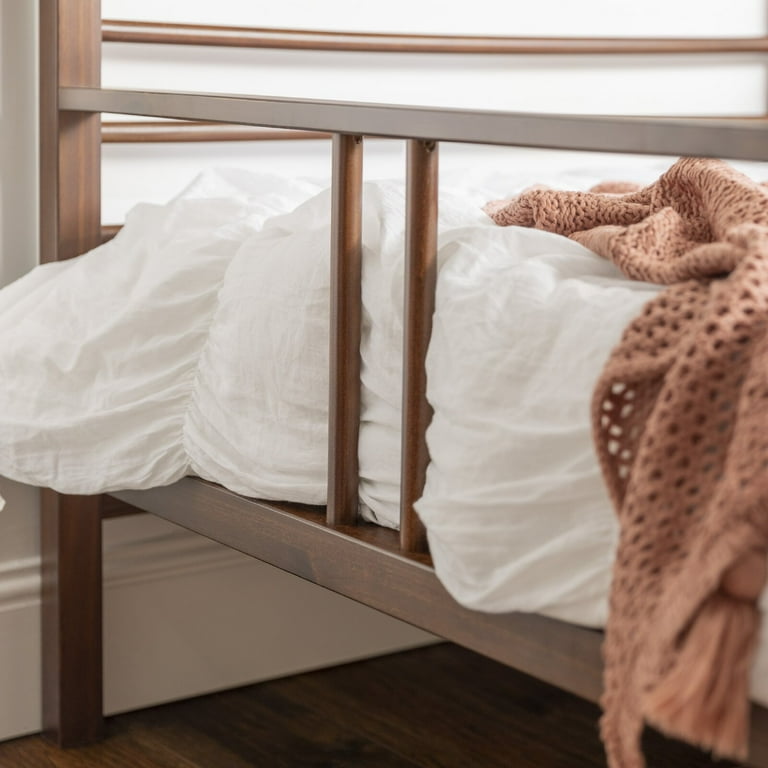 Dorinda Solid Wood Twin Daybed Recommended Maximum Mattress