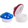 thumbnail image 3 of Zcyifa cute jewelry box 2pcs Single Ring Jewelry Boxes Mushroom Shape Jewelry Boxes Rings Storage Case, 3 of 10