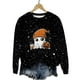 thumbnail image 2 of Heisall Womens Hoodies Halloween-themed Sparkling Print Round Neck Long Sleeve Fleece-lined Casual Sporty Fashion Sweatshirts, 2 of 9