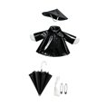 thumbnail image 2 of Divertido traje de ganso con impermeable que se ajusta a una estatua de 23 pulgadas. Accesorios de disfraz para el hogar. Negro, 2 of 8