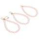thumbnail image 5 of Pulsera de perlas de 12 mm Cabeza de camarón Hebilla de puerta Colgante de oso 3 estilos Caja de teléfono móvil con cadena de resina elegante para llaveros H3 Color cáscara de huevo, 5 of 5