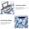 thumbnail image 4 of Bingfone Icy Blue Snowflakes Luggage Cover Washable Suitcase Cover Protector Anti-scratch Suitcase cover Fits 18-32 Inch Luggage (No luggage included), 4 of 8