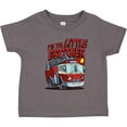 thumbnail image 3 of Inktastic Little Brother Fire Truck Boys Toddler T-Shirt, 3 of 5